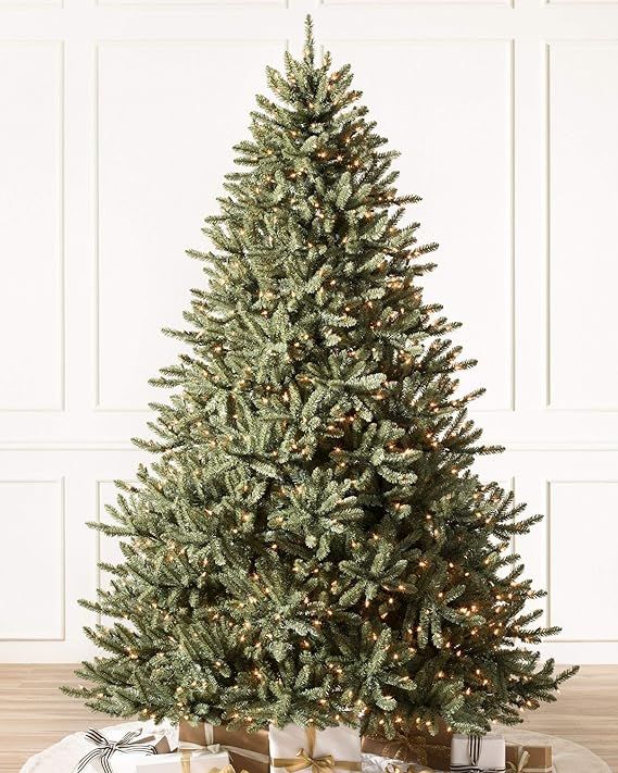 Balsam Hill 9ft Premium Pre-Lit Artificial Christmas Tree Classic Blue Spruce with Clear LED Ligh... | Amazon (US)