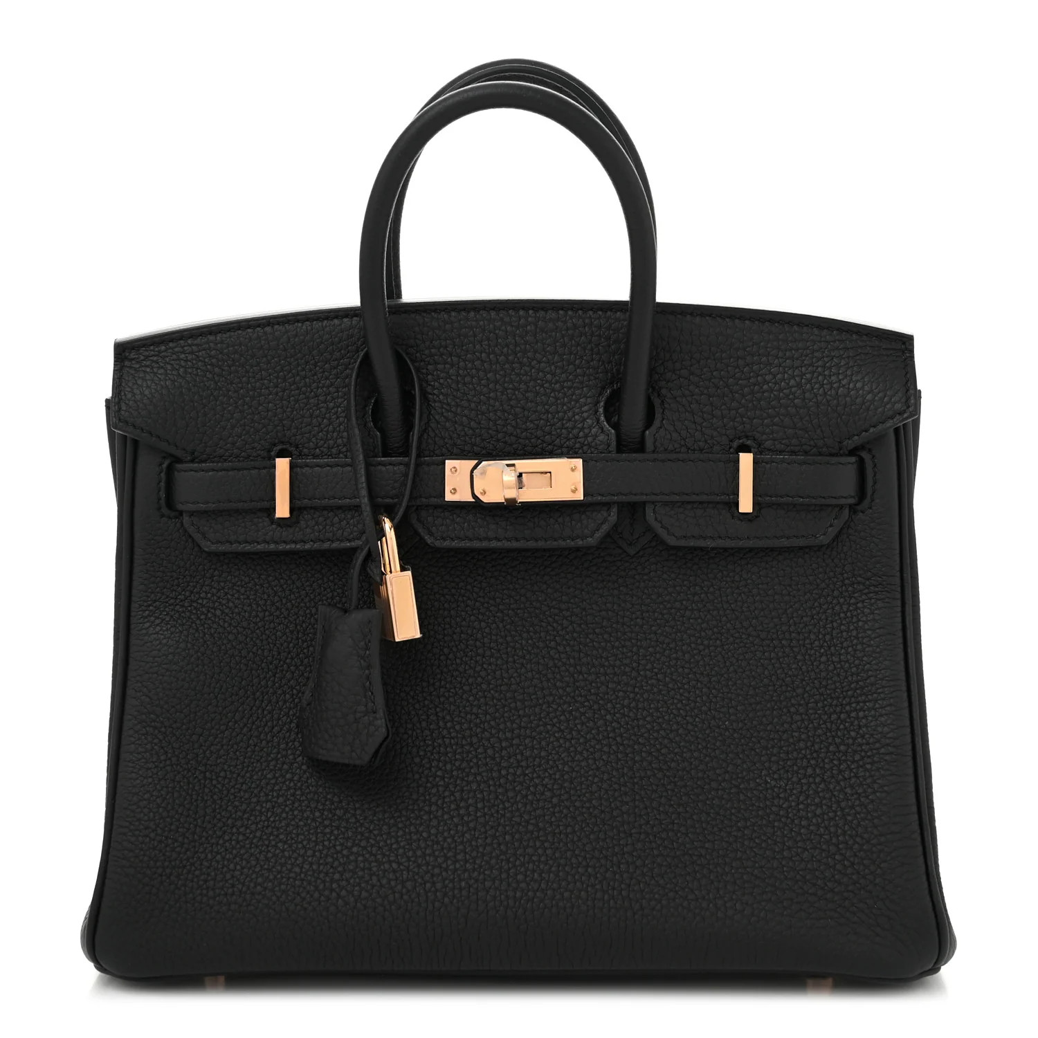 Togo Birkin 25 Black | FASHIONPHILE (US)