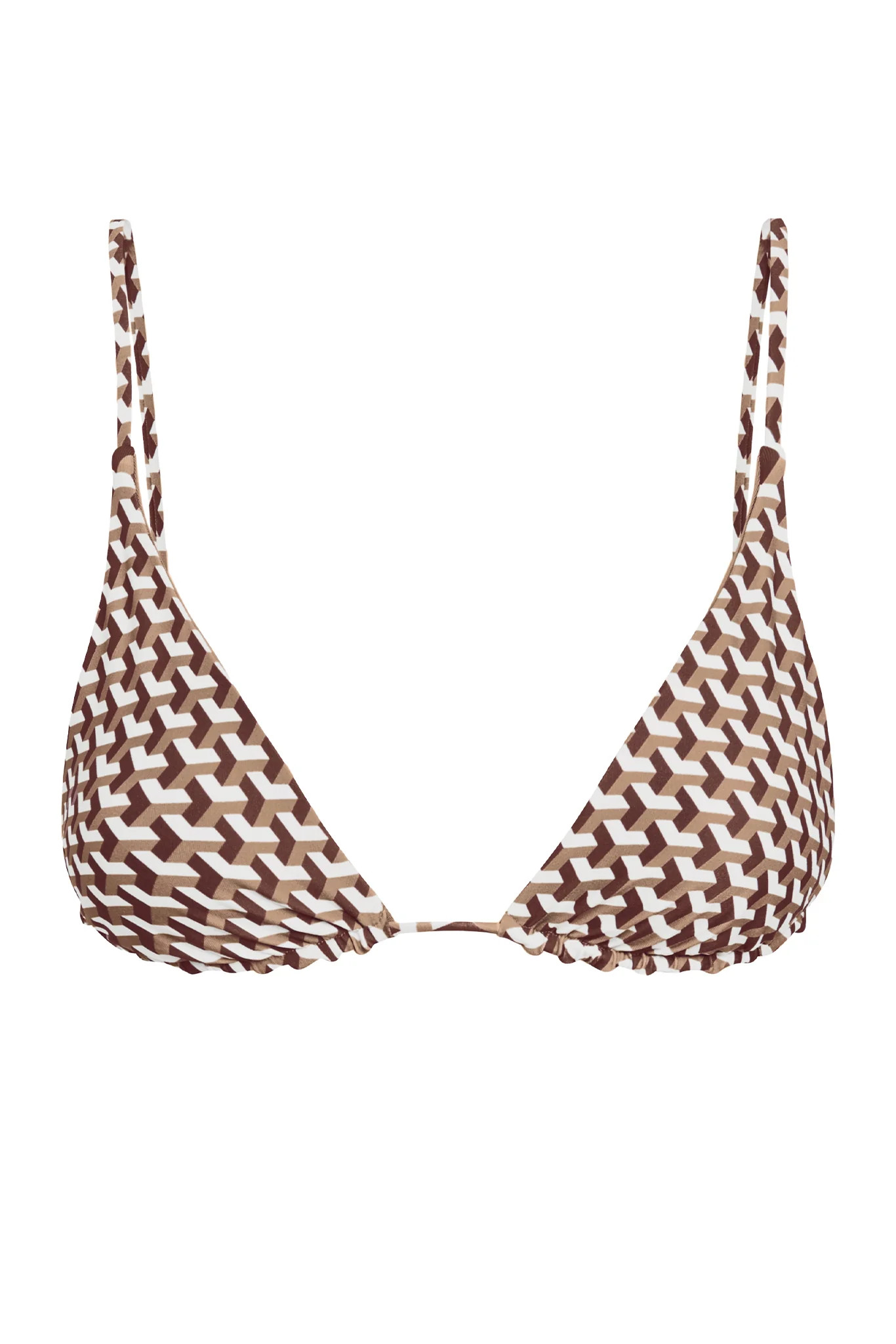 Kauai Top - Husk Geo | Monday Swimwear