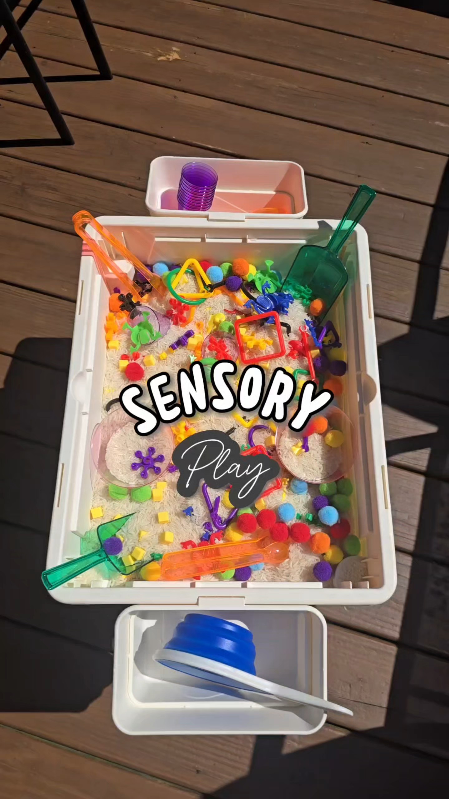 Here’s what I used to make this sensory bin magical ✨ — and whether you want to DIY or grab a pre-made one (for all you busy mamas!), this setup is a total game changer: rice, solar system puzzle, pom poms, jumping frogs, 100 yellow cubes, scoops, tongs, plus 2 pages of prompts. Kept the kids entertained for 2 hours straight! 🙌 

#LTKHome #LTKKids #LTKFamily