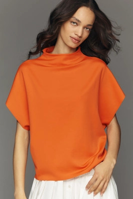 By Anthropologie Mock-Neck Batwing Top | Anthropologie (US)