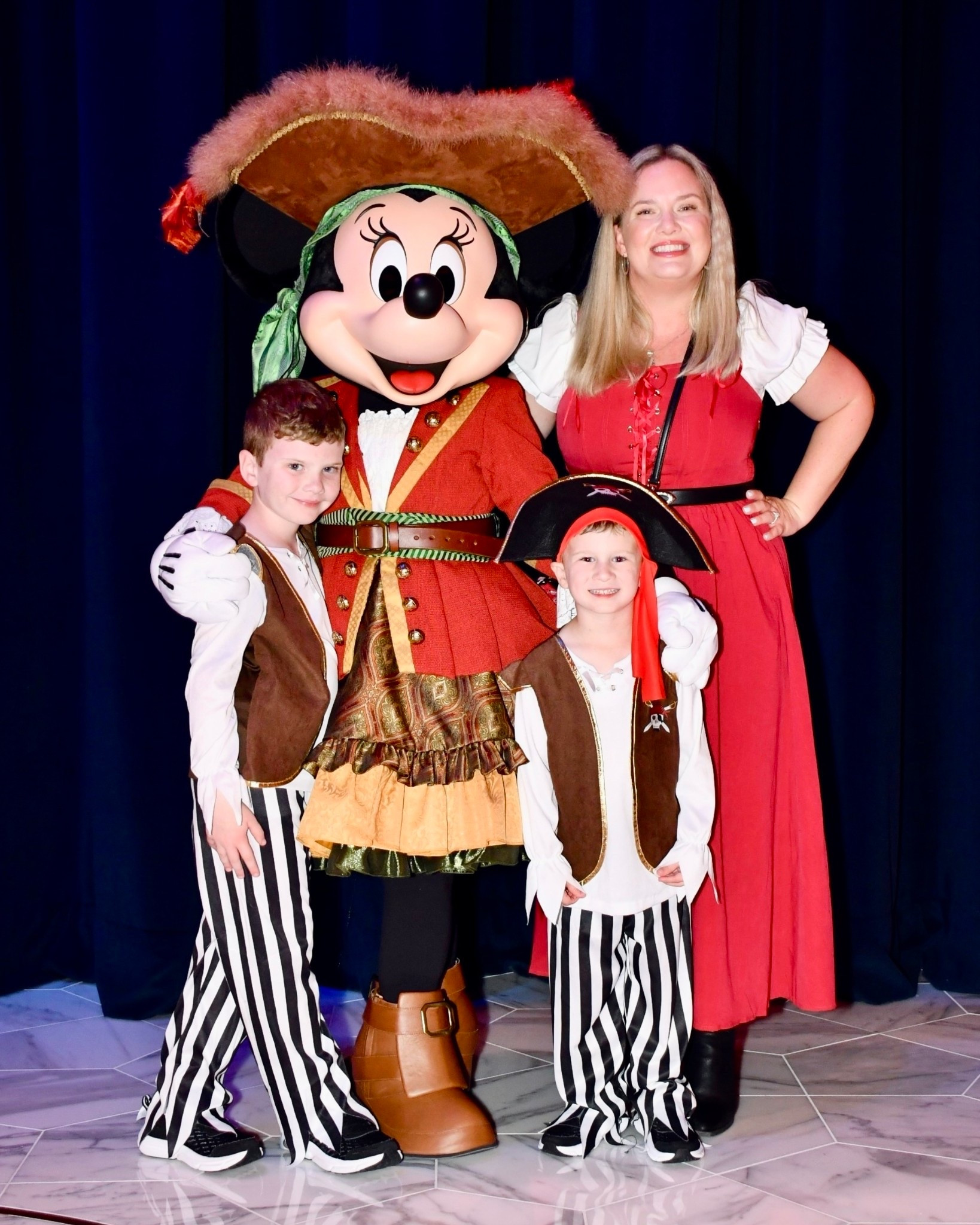 Love this renaissance dress for Pirate night on Disney cruise ship. Pirate outfit for mom and pirate outfit for boys. We all had fun dressing up on Disney Destiny Cruise Ship. Disney cruise outfit. Disney ootd. 

#LTKKids #LTKootd #LTKTravel