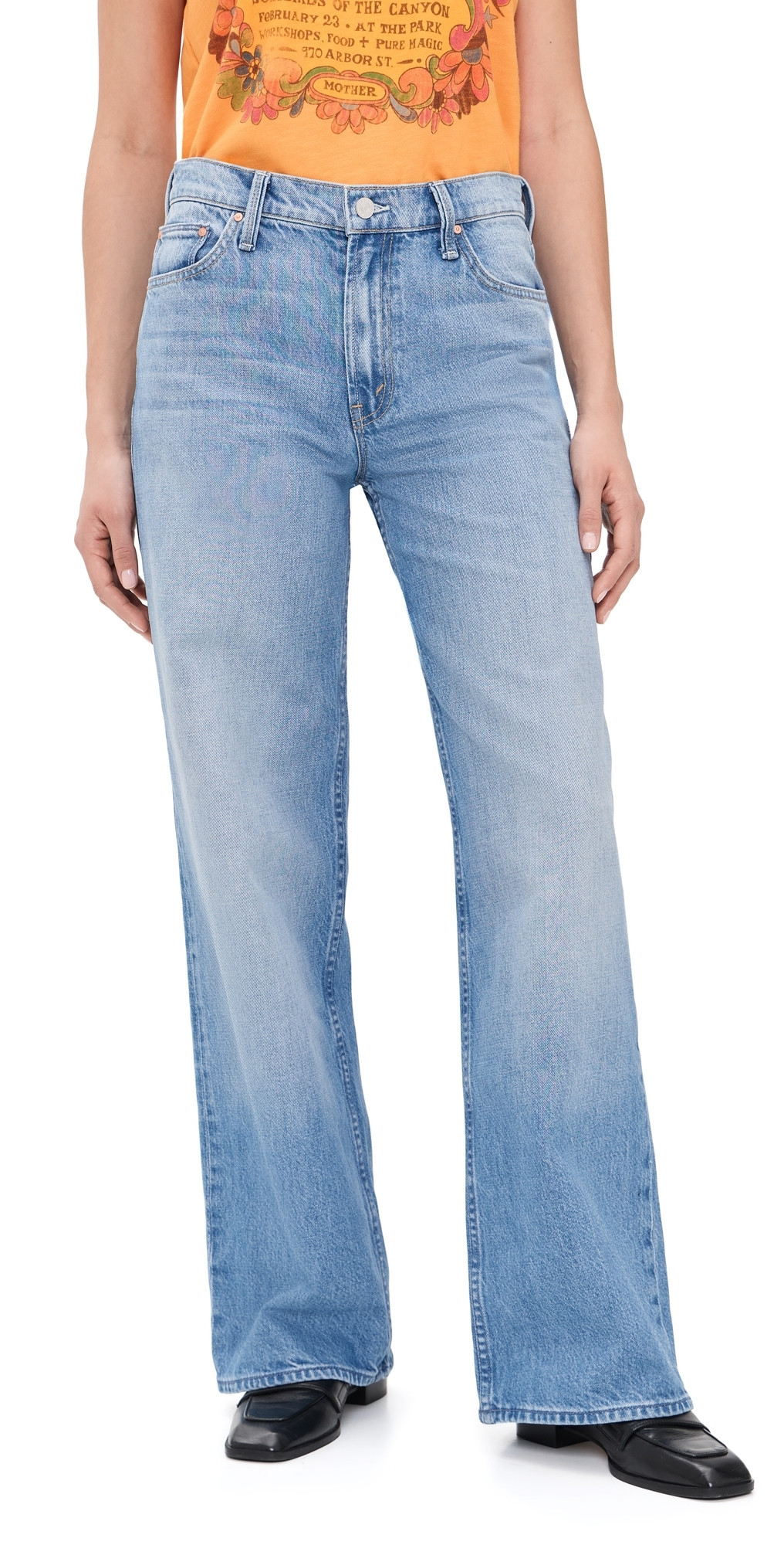 MOTHER The Rerun Zip Sneak Jeans Last Bite 30 | Shopbop