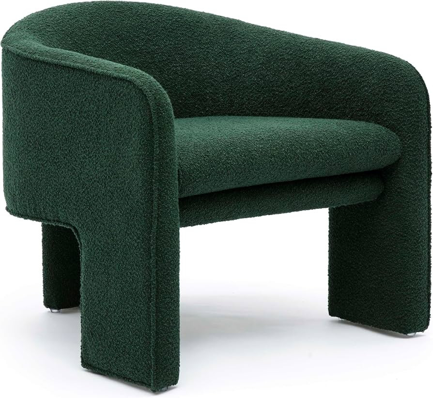 Tov Furniture Marla Forest Green Boucle Accent Chair | Amazon (US)