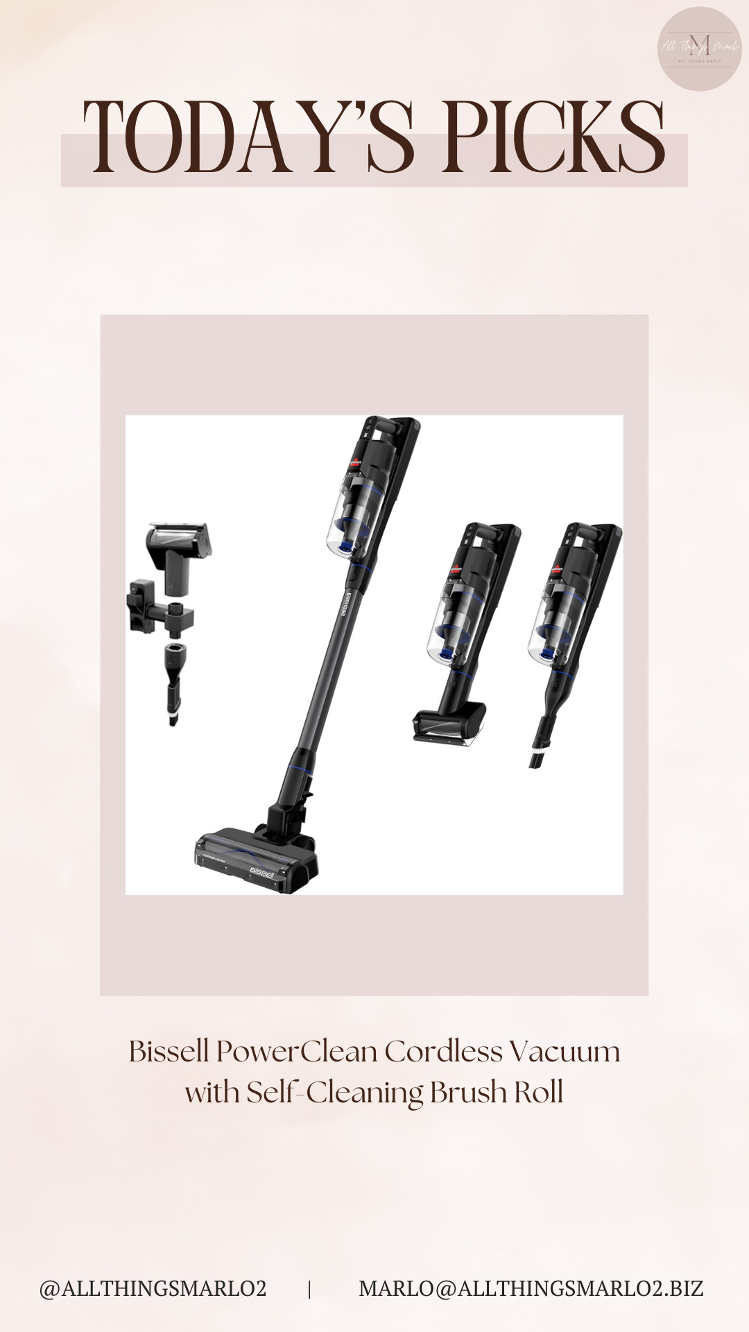 Bissell PowerClean Cordless Vacuum with Self-Cleaning Brush Roll 

 #LTKmorningroutine #LTKHome #LTKSaleAlert