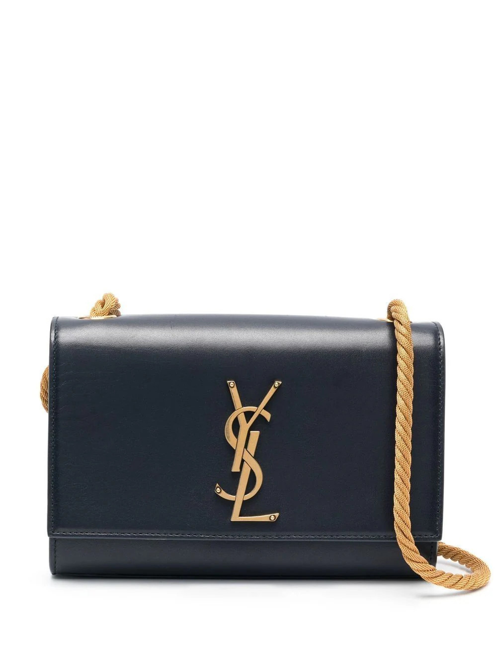 Saint Laurent Kate leather shoulder bag - Blue | Farfetch Global