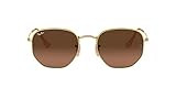 Ray-Ban Rb3548n Hexagonal Flat Lens Sunglasses | Amazon (US)