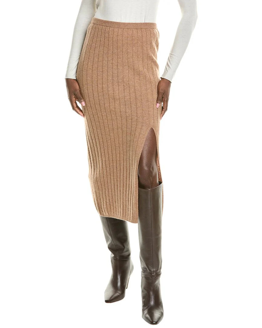 NAADAM Ribbed Wool & Cashmere-Blend Pencil Skirt | Shop Simon
