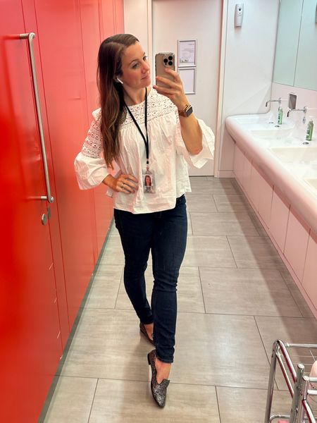Trying hard to pretend I still have a holiday tan but then the white shirt isn’t helping 😢 #newyear #winterpale #casual 

#LTKSeasonal #LTKstyletip