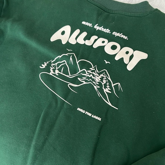 Green Allsport Graphic Sweatshirt | Poshmark