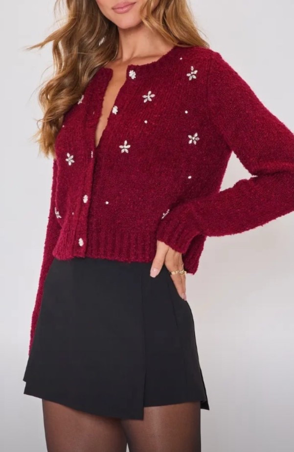 Embellished Cardigan On Sale!

#LTKFindsUnder50 #LTKHoliday #LTKSaleAlert