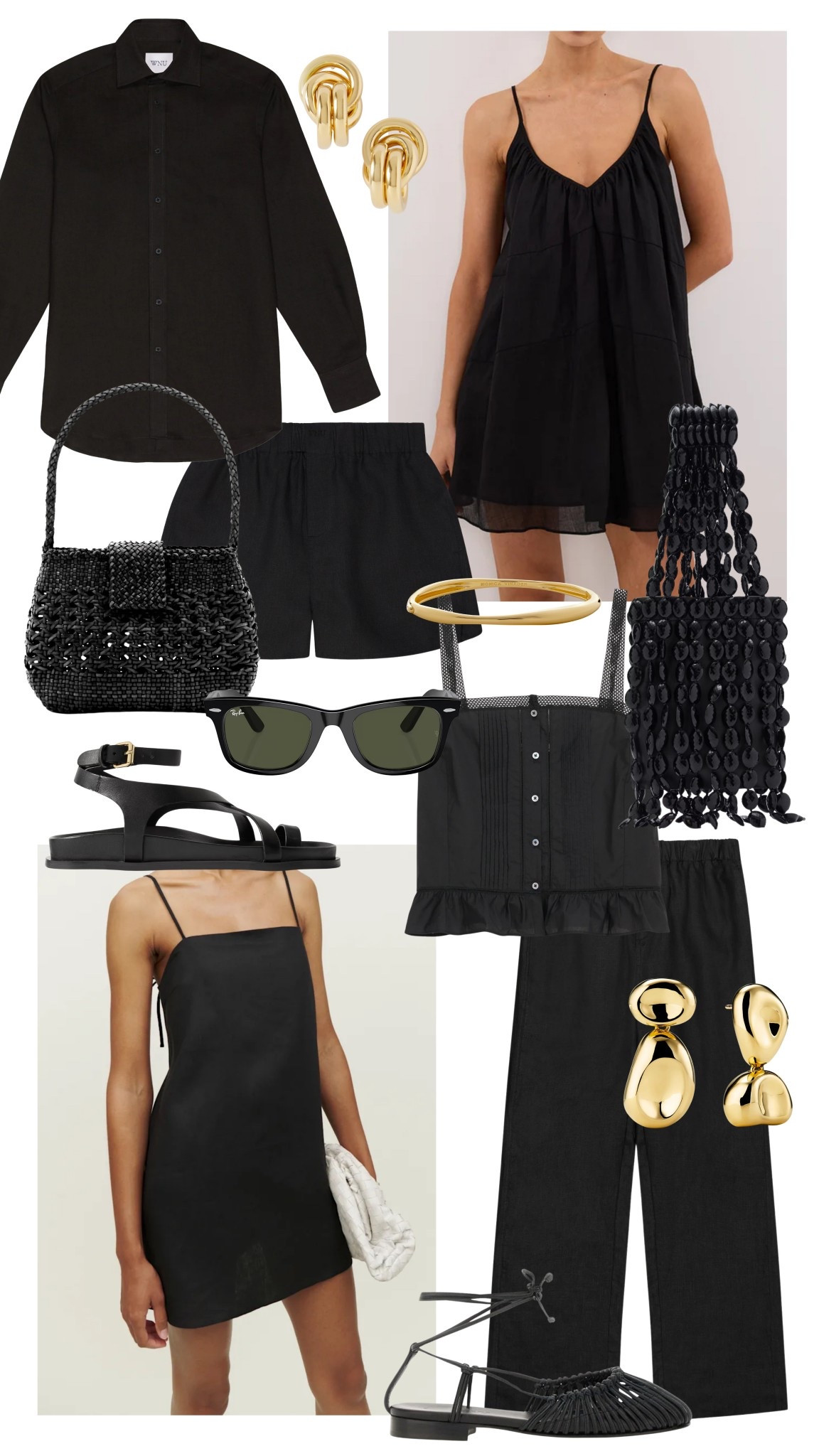 Summer blacks: Think breathable linen, layered textures, and strappy sandals paired with sculptural gold accessories and standout bags. An effortlessly chic take on warm-weather dressing.

You can find more style content over on my Substack ’The Wardrobe Edit’

#LTKstyletip #LTKsummer