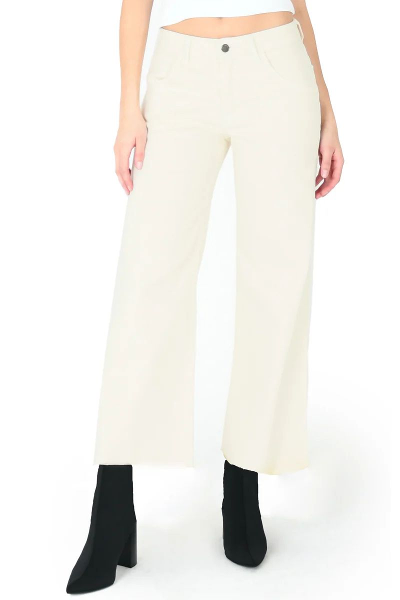 ZIGGY CROP IVORY | Fidelity Denim