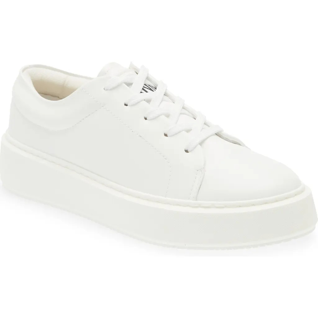Ganni Sporty Mix Monochrome Sneaker in Egret at Nordstrom, Size 12Us | Nordstrom