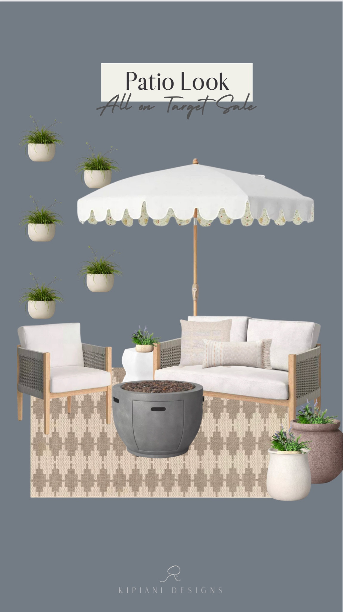 Amazing deals for outdoor pieces on Target sale! Patio look with items all on sale! 

#LTKunder100 #LTKsalealert #LTKhome