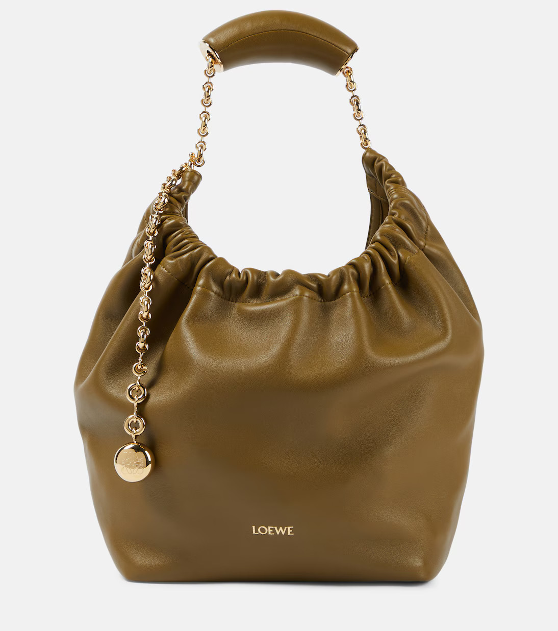 Squeeze Small leather shoulder bag | Mytheresa (UK)