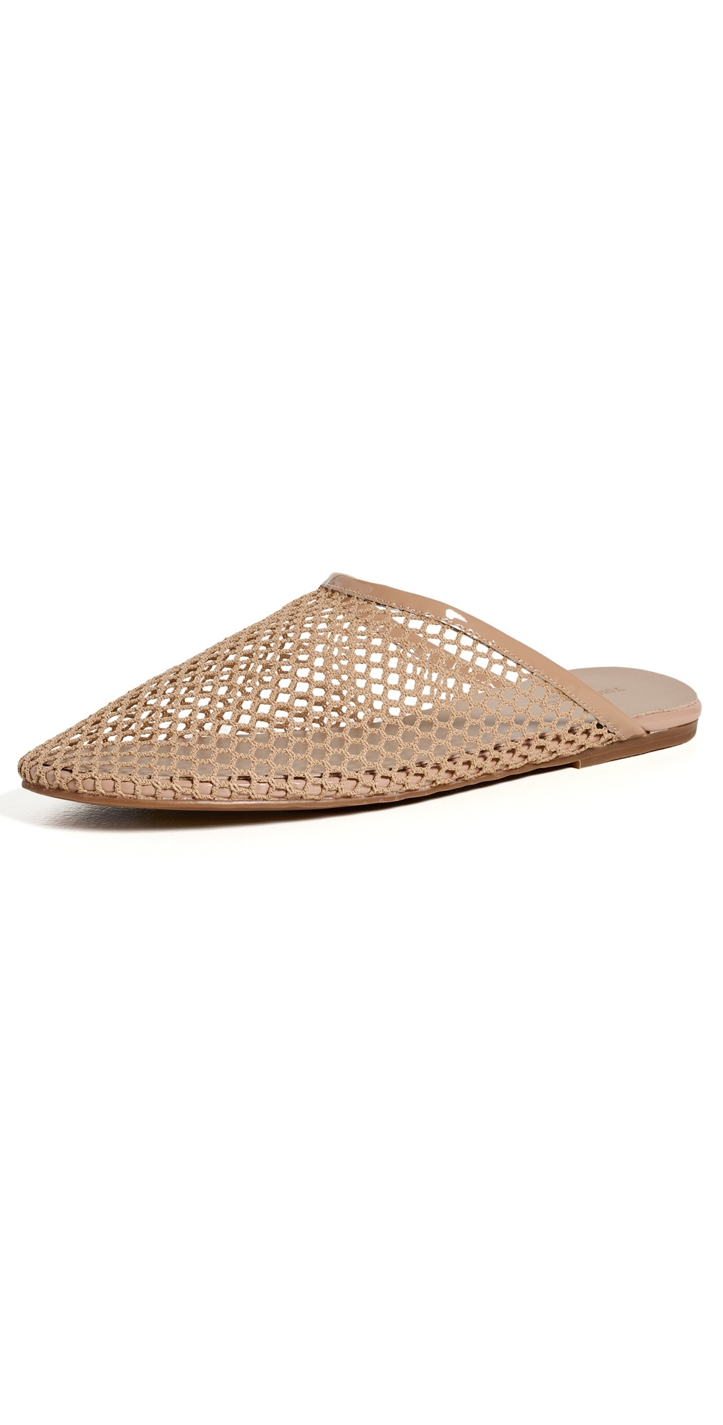 Tony Bianco Minaj Mesh Mules Skin Mesh/Patent 8 | Shopbop