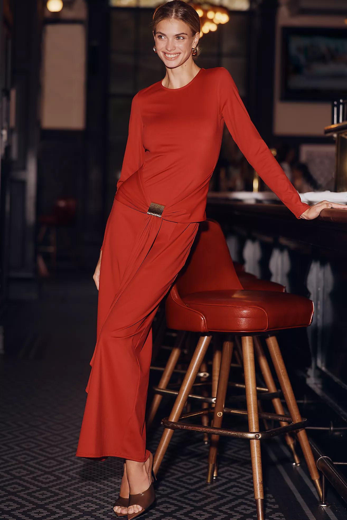 4th & Reckless Mel Draped Maxi Dress | Anthropologie (US)