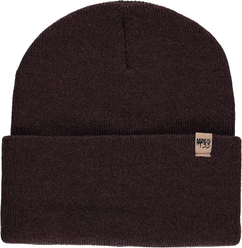 100% Merino Wool - Midweight Everyday Knit Cuff Beanie - Warm Winter Hat | Amazon (US)
