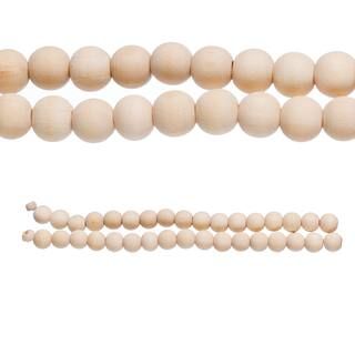 Light Natural Wooden Round Beads, 10mm by Bead Landing™ | Michaels Stores