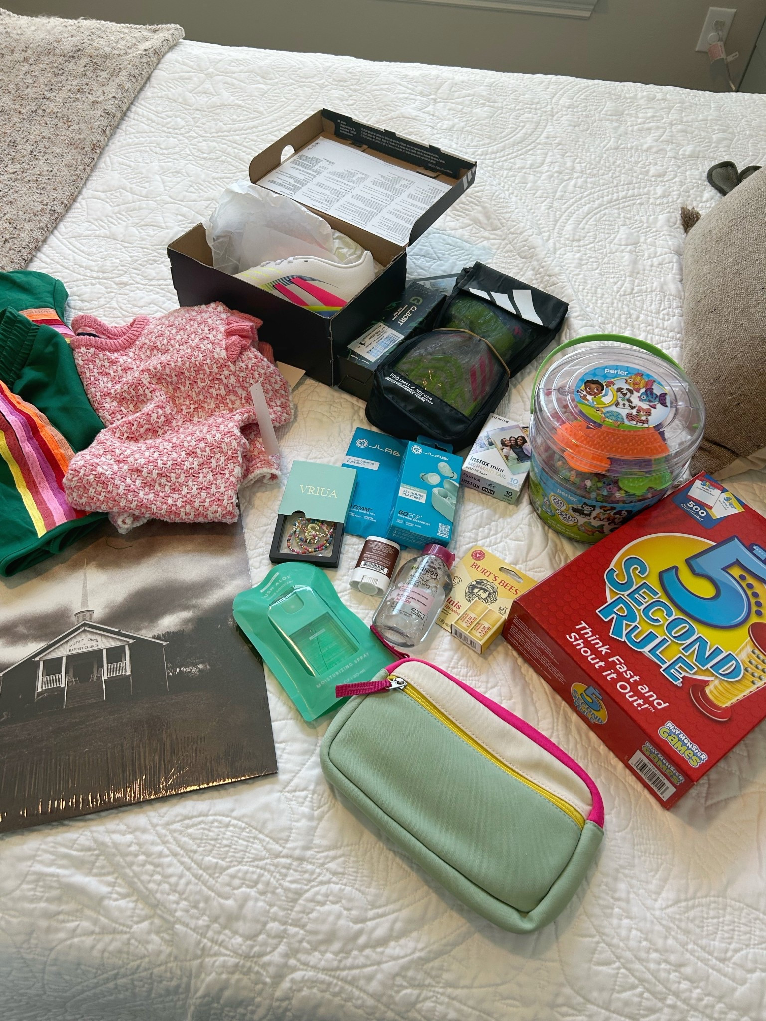 Sharing the gifts I bought my tween daughter for her birthday.
Shes moving up in soccer and wants to play goalie, so we bought her gloves to match her new cleats. Shes also into crafts, board games, sporty outfits and her bundle record player. We’re waiting on the new Forest Frank to come it (we pre-ordered)! 

Almost everything is Target or Amazon!

#LTKKids #LTKFamily #LTKSaleAlert