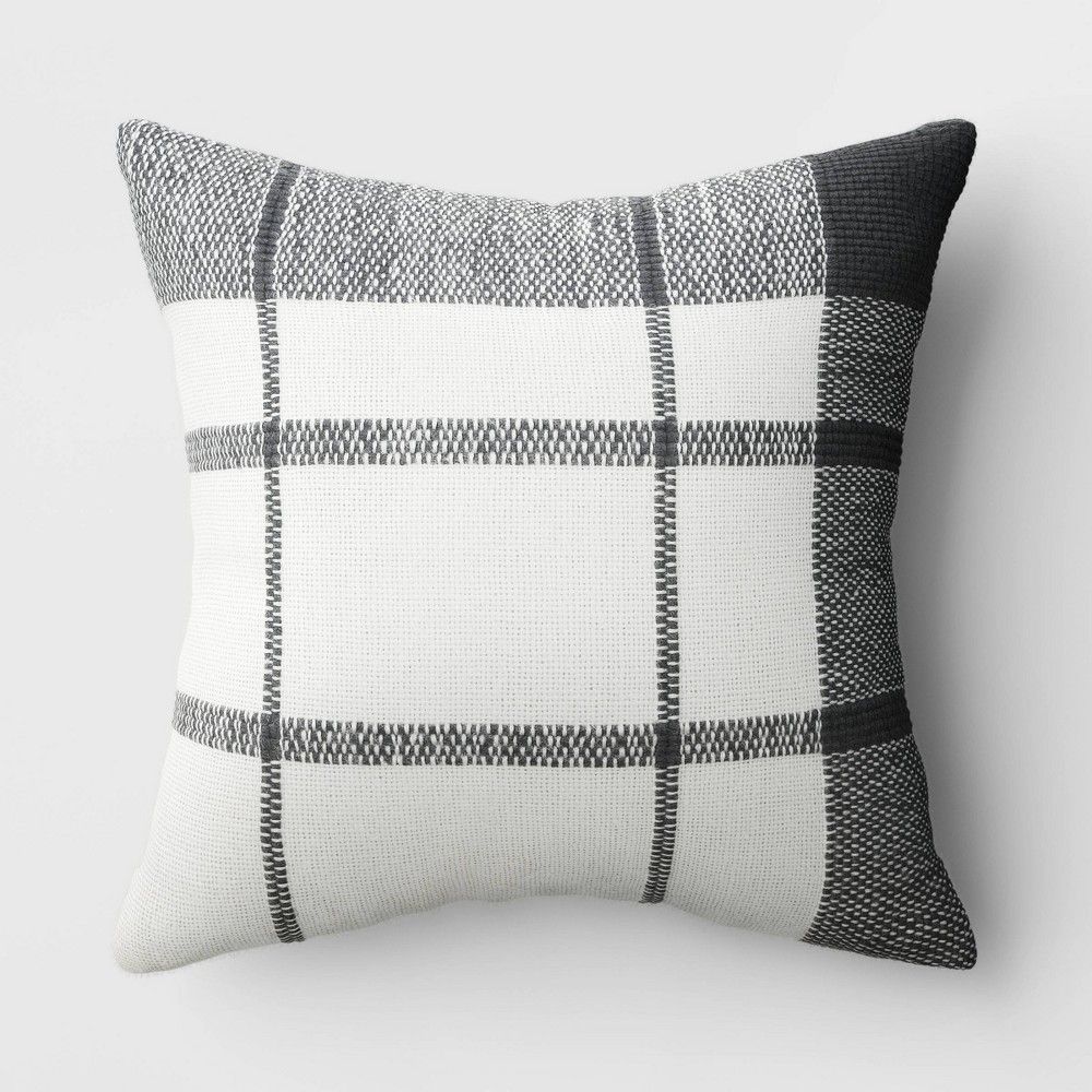 Woven Outdoor Throw Pillow Navy - Threshold designed with Studio McGee | Target