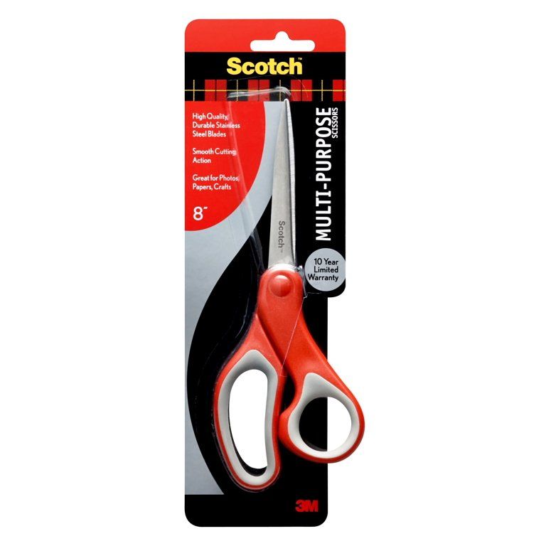 Scotch 8 inch Multi-Purpose Stainless Steel Scissors | Walmart (US)