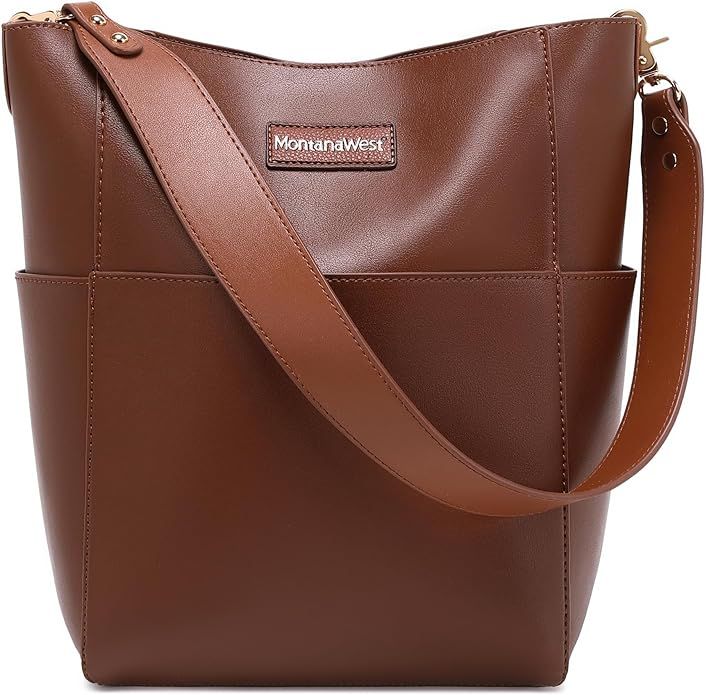 Montana West Bucket Bag for Women Crossbody Purses and Handbags Hobo Shoulder Bags | Amazon (US)