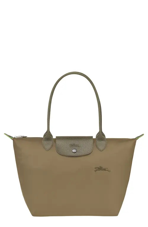 Longchamp Medium Le Pliage Recycled Canvas Shoulder Tote Bag in Artichoke at Nordstrom | Nordstrom