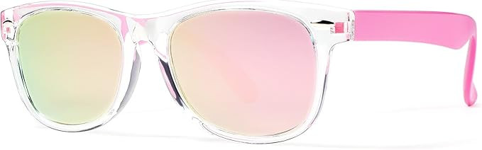 Pro Acme TPEE Rubber Flexible Kids Polarized Sunglasses for Baby and Children Age 3-10 （Crystal... | Amazon (US)