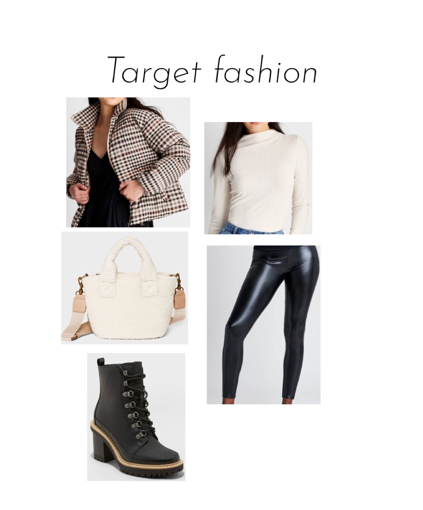 Boots, jacket, coat , puffer, leggings, mock neck shirt, crossbody, outfit, fashion, target 

#LTKshoecrush #LTKfindsunder100 #LTKstyletip