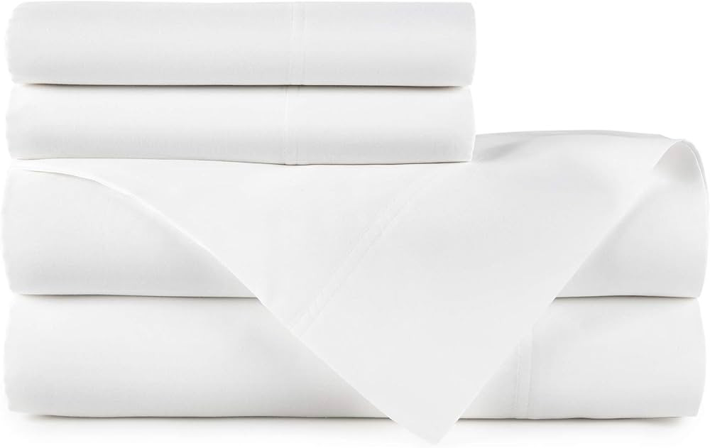 Peacock Alley Emily Sheet Sets - 100% Egyptian Cotton, 500 Thread Count Sateen Sheets for All Sea... | Amazon (US)