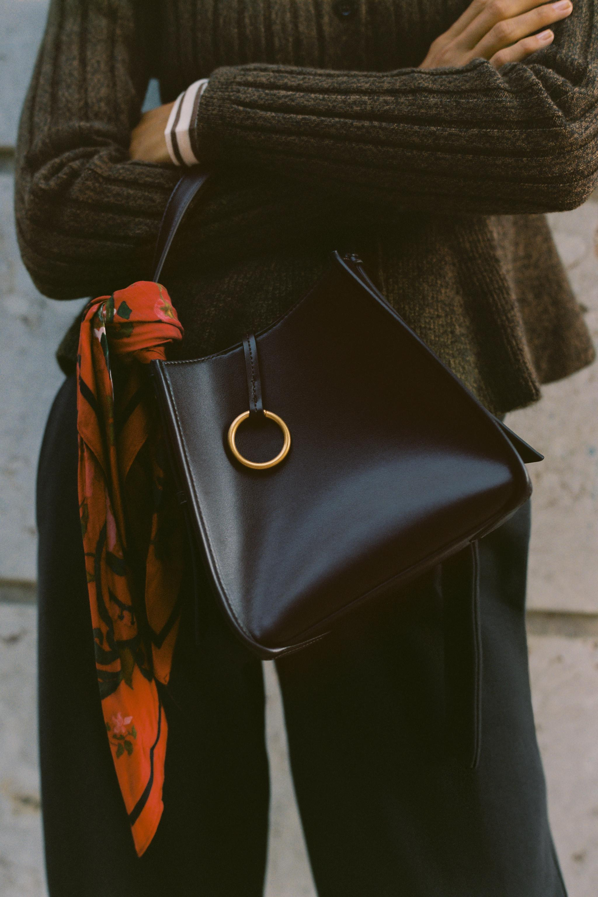 MINI BUCKET BAG WITH METAL RING | Zara Canada