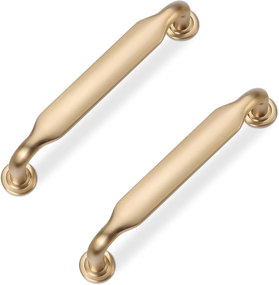 10 Pack 3-3/4 Inch Cabinet Pulls Champagne Bronze Kitchen Cabinet Handles Zinc Alloy Drawer Pulls... | Amazon (US)