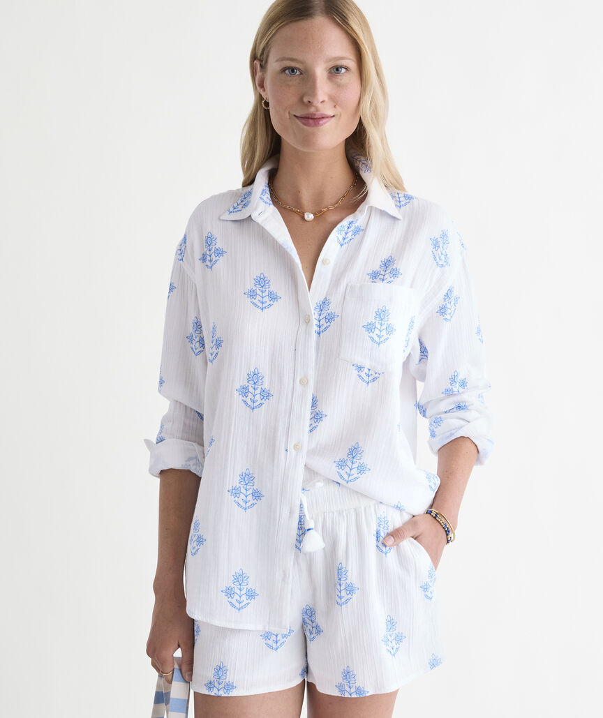 Birdie Gauze Button-Down | vineyard vines