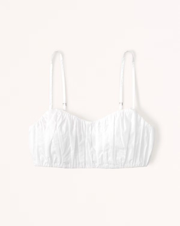 Ruched Tiny Set Top | Abercrombie & Fitch (US)