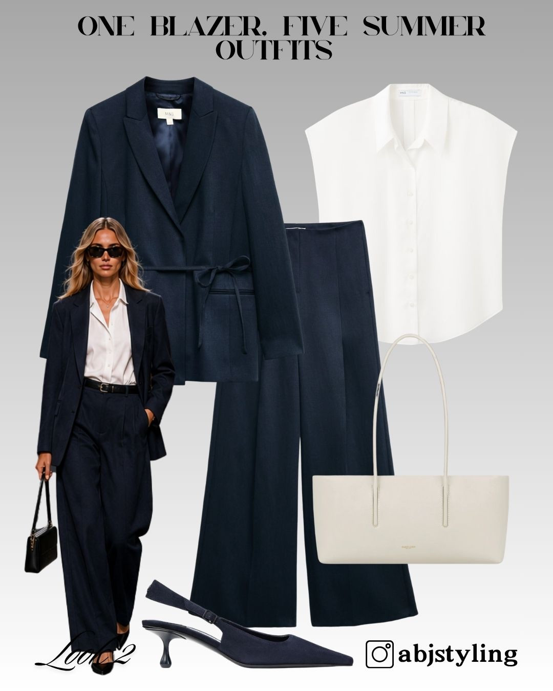 An oversized blazer and matching trousers always create an elegant silhouette.

Perfect for work, meetings or city days.

Styling Tip: Keep the shirt slightly relaxed rather than fully fitted. The contrast between structured tailoring and soft draping makes the outfit feel much more modern.

#LTKuk #LTKsummer #LTKeurope