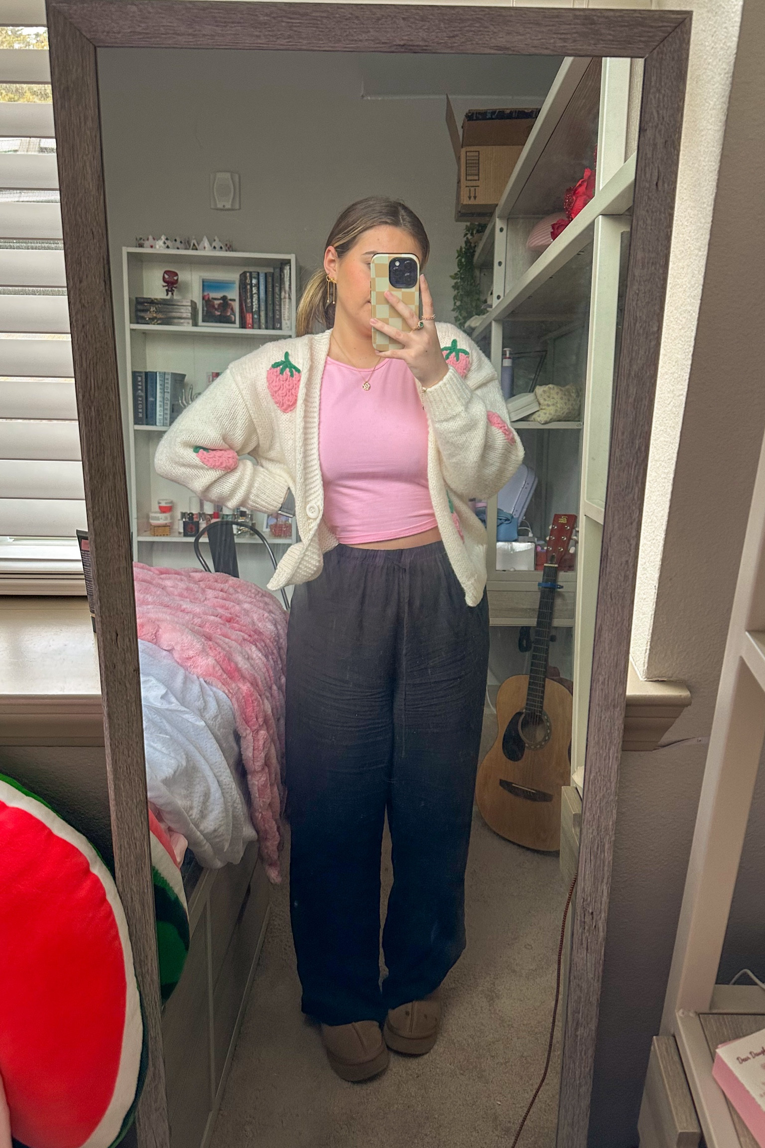 Cotton on black linen pants