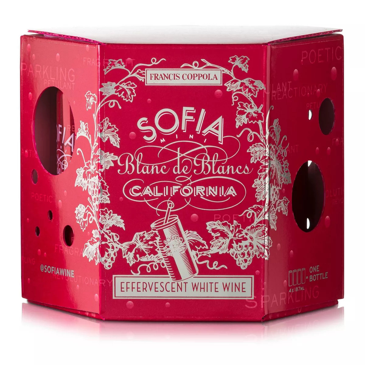 Francis Coppola Sofia Mini Blanc De Blancs White Wine - 4pk/187ml Cans | Target