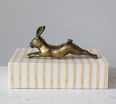 Decorative Antique Brass Rabbit | Pottery Barn (US)