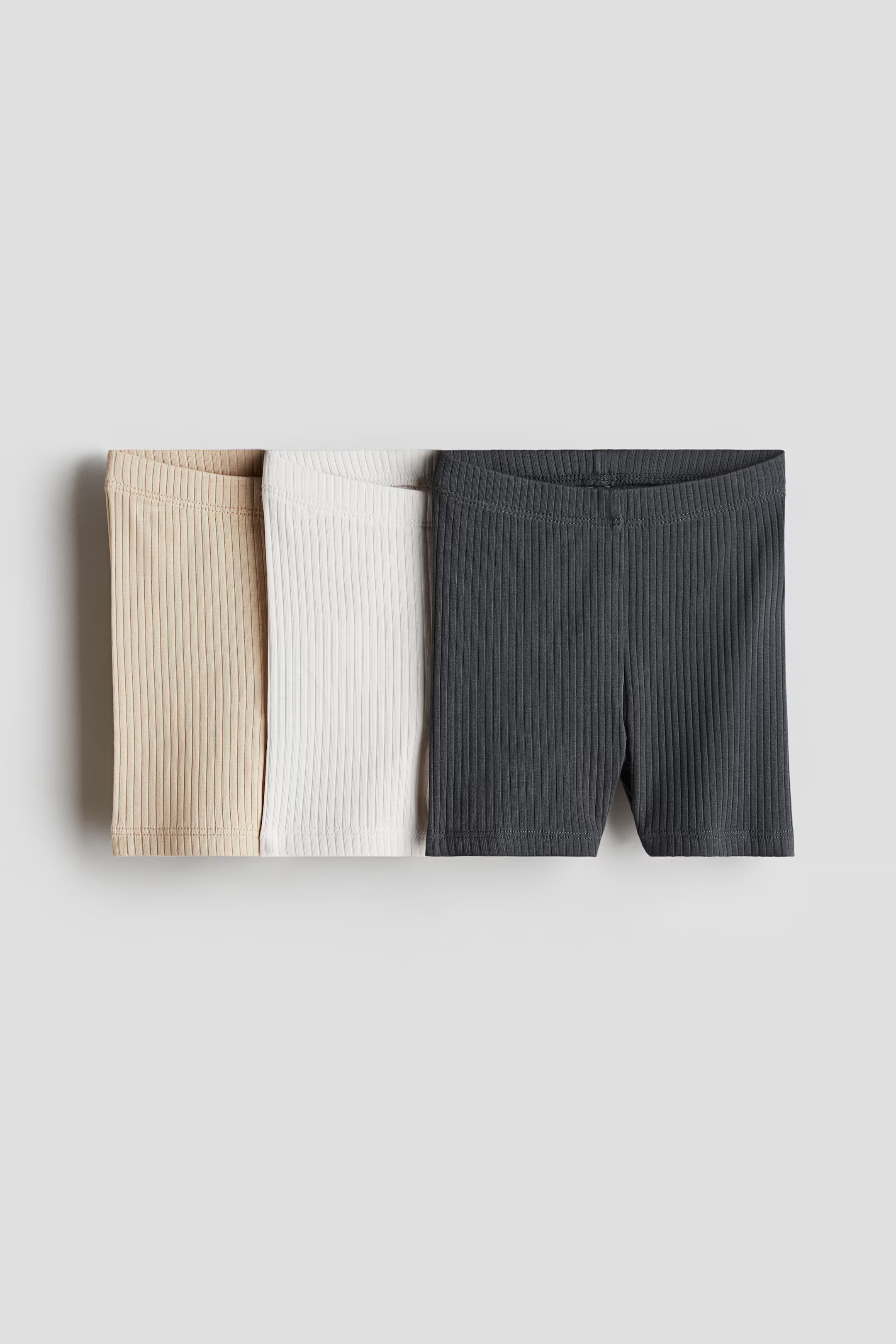 3-pack Ribbed Bike Shorts | H&M (US + CA)