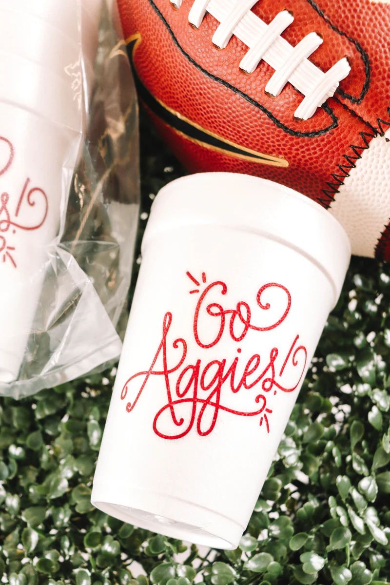 Kickoff Cups - Go Aggies | The Impeccable Pig