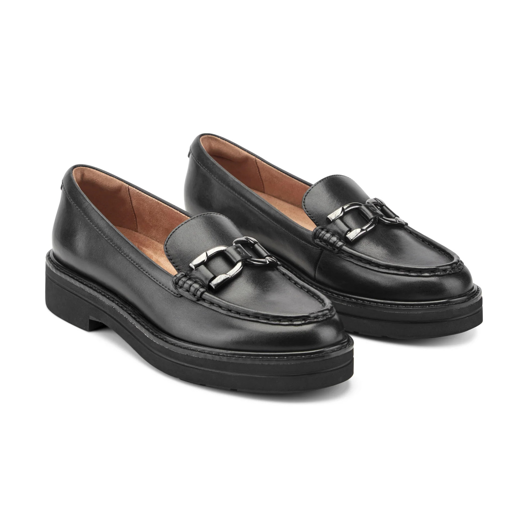 Women's Zaira Casual Horsebit Loafers - Black Leather | Easy Spirit | Easy Spirit