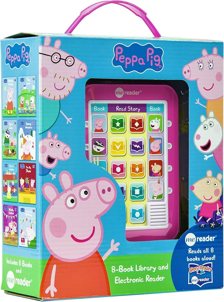 Amazon.com: Peppa Pig Me Reader Electronic Reader and 8-Sound Book Library - PI Kids: 97815037523... | Amazon (US)