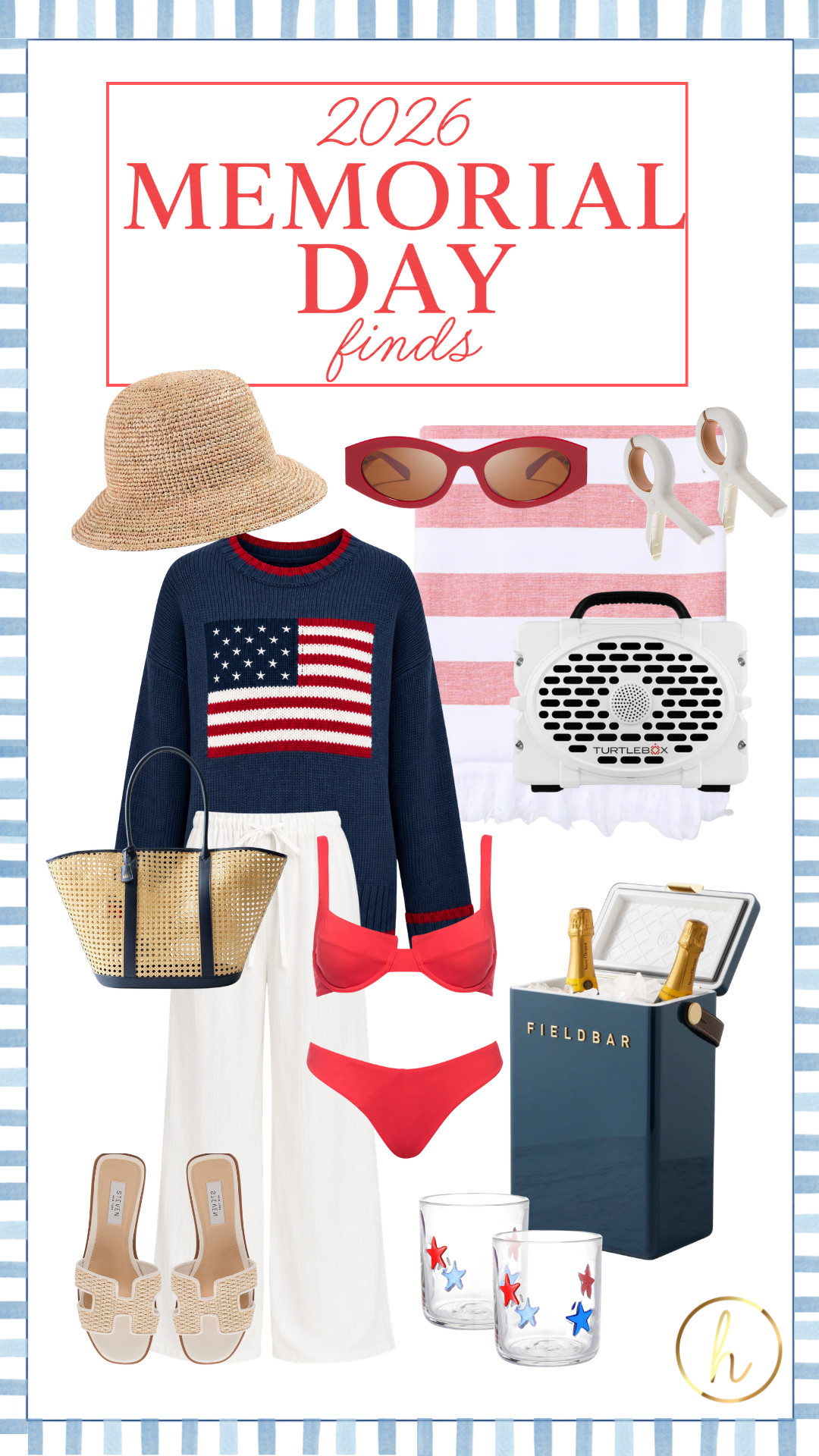 Red, white & ready for the long weekend! 🇺🇸

Memorial Day finds that are equal parts chic + festive — from the cutest flag sweater to poolside essentials and summer accessories. Click to shop!
 ❤️💙🤍 

#LTKSeasonal #LTKFinds #MemorialDayStyle #LTKSummer 

 