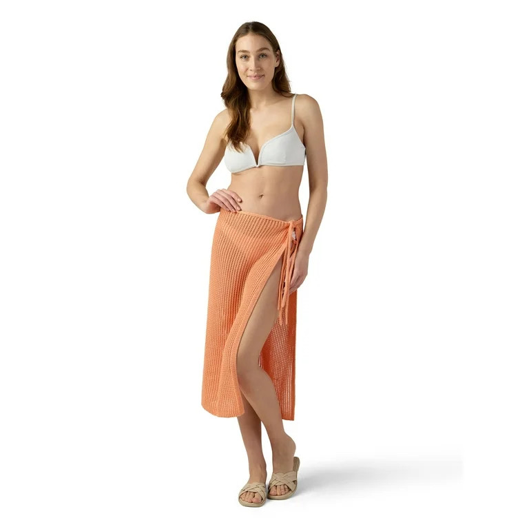 No Boundaries Women's Open Knit Sarong | Walmart (US)