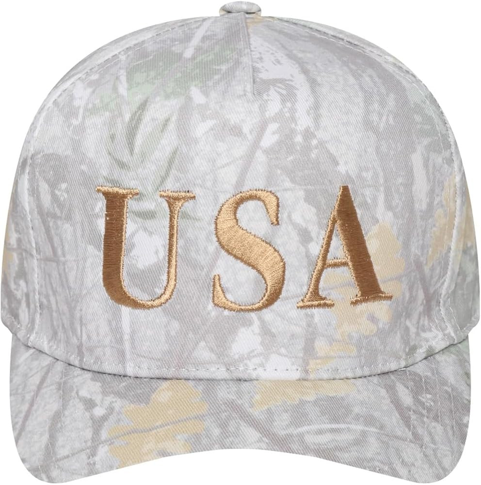 Premium 5-Panel Camouflage Trucker Baseball Cap with Embroidered Design for Men & Women | Amazon (US)