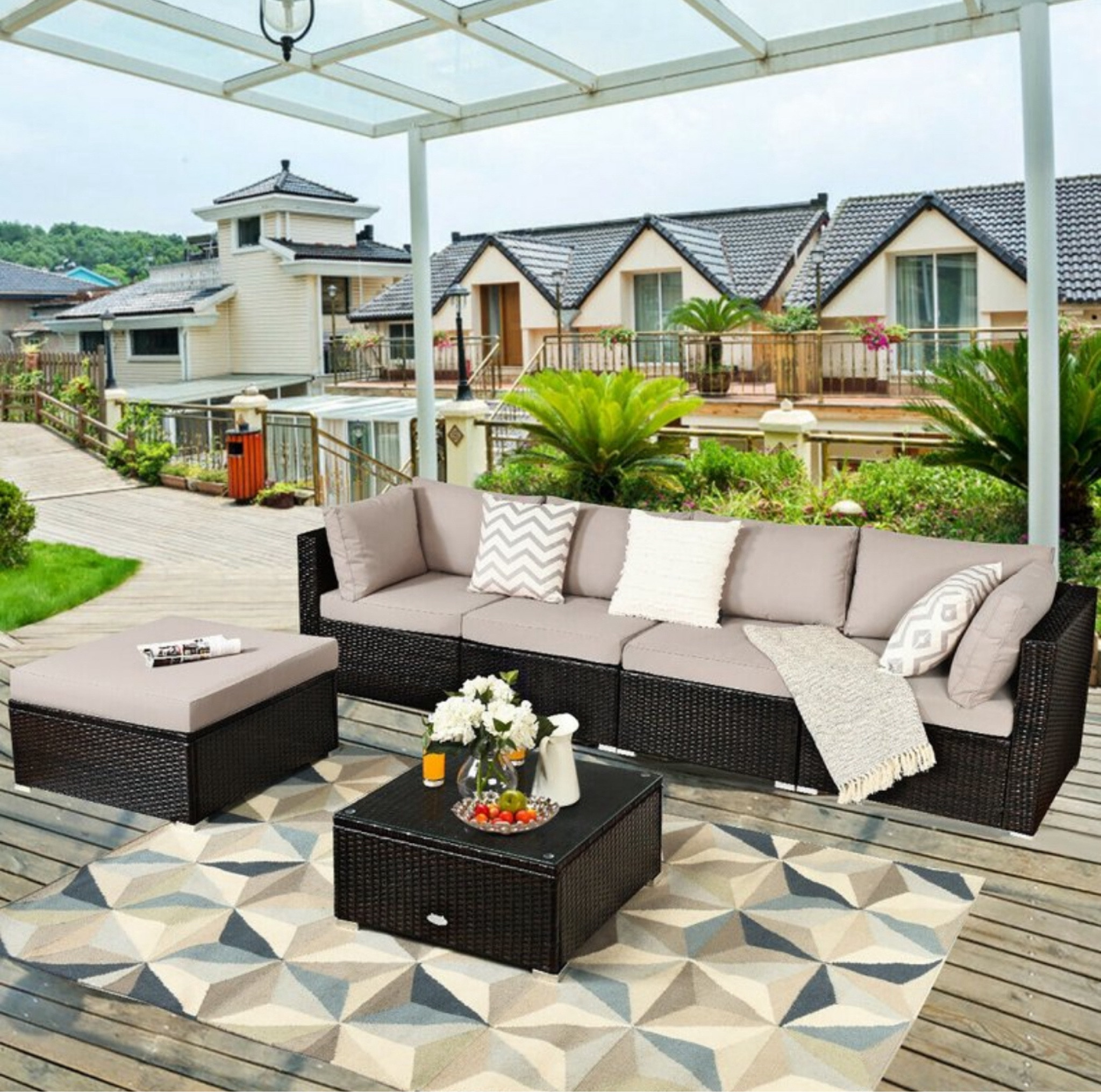 6-piece outdoor set for under $500, originally $1300! What a deal, love that you shift the pieces around to design your space how you like !

#LTKSeasonal #LTKhome #LTKsalealert