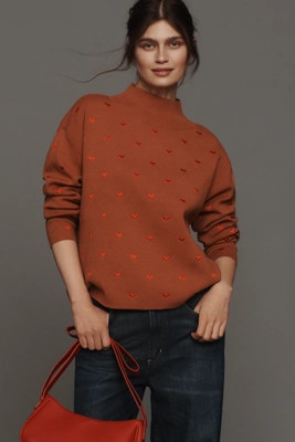 The Carys Mock-Neck Sweater by Maeve | Anthropologie (US)