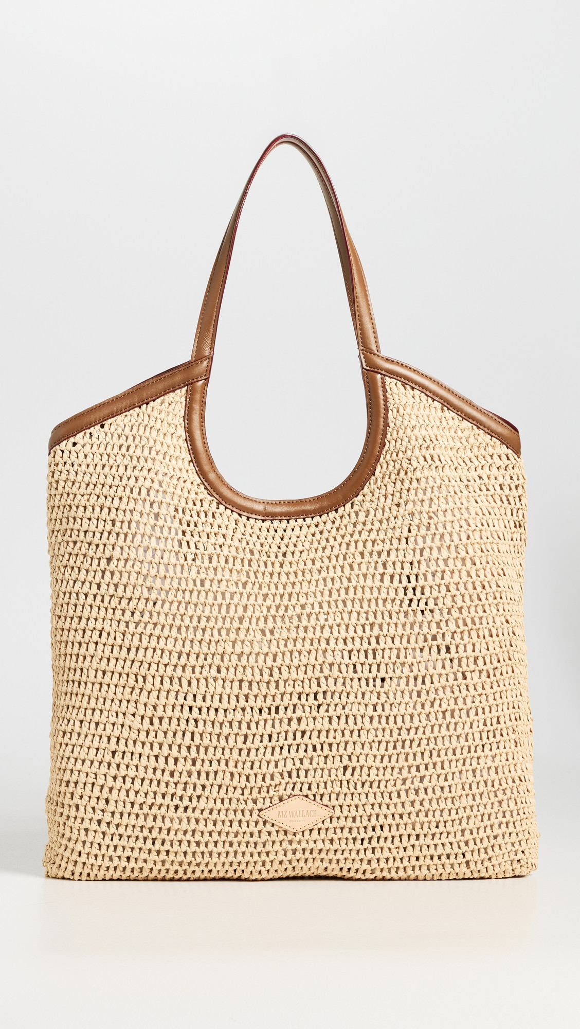 MZ Wallace Large Georgica Crochet Tote Camel Crochet One Size | Shopbop